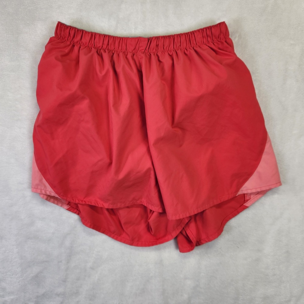 New Balance Womens Running Shorts Red Pink Athletic Performance Size‎ L